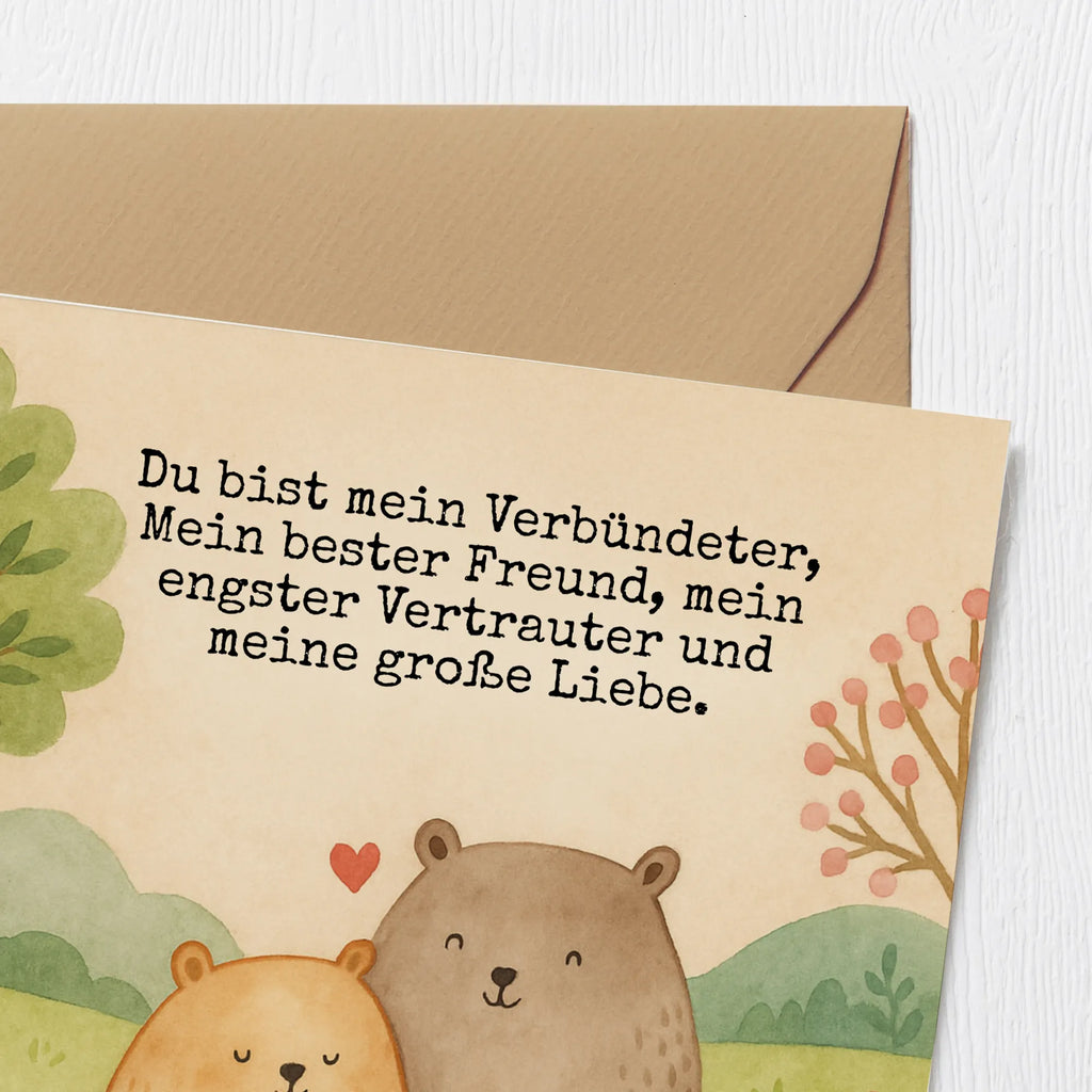 Deluxe Karte Bären Liebe Design Karte, Grußkarte, Klappkarte, Einladungskarte, Glückwunschkarte, Hochzeitskarte, Geburtstagskarte, Hochwertige Grußkarte, Hochwertige Klappkarte, Liebe, Partner, Freund, Freundin, Ehemann, Ehefrau, Heiraten, Verlobung, Heiratsantrag, Liebesgeschenk, Jahrestag, Hocheitstag, Verliebt, Verlobt, Verheiratet, Geschenk Freundin, Geschenk Freund, Liebesbeweis, Hochzeitstag, Geschenk Hochzeit, Bären, Bärchen, Bär