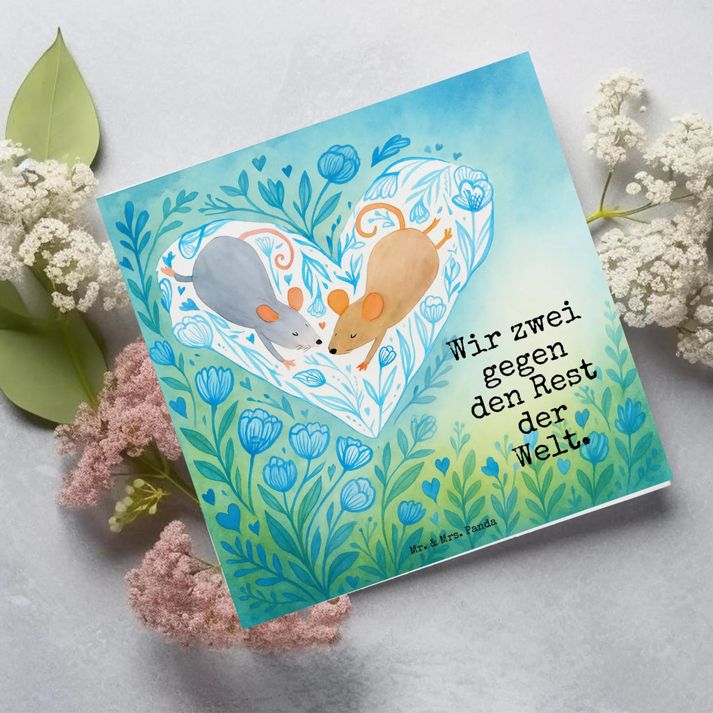 Karta Deluxe Myszy serce Design Karte, Grußkarte, Klappkarte, Einladungskarte, Glückwunschkarte, Hochzeitskarte, Geburtstagskarte, Hochwertige Grußkarte, Hochwertige Klappkarte, Liebe, Partner, Freund, Freundin, Ehemann, Ehefrau, Heiraten, Verlobung, Heiratsantrag, Liebesgeschenk, Jahrestag, Hocheitstag, Maus, Mäuse, Liebesbotschaft, Liebesbeweis, Hochzeit, Lieblingsmensch, Gemeinsamkeit, Love, Geschenk für zwei