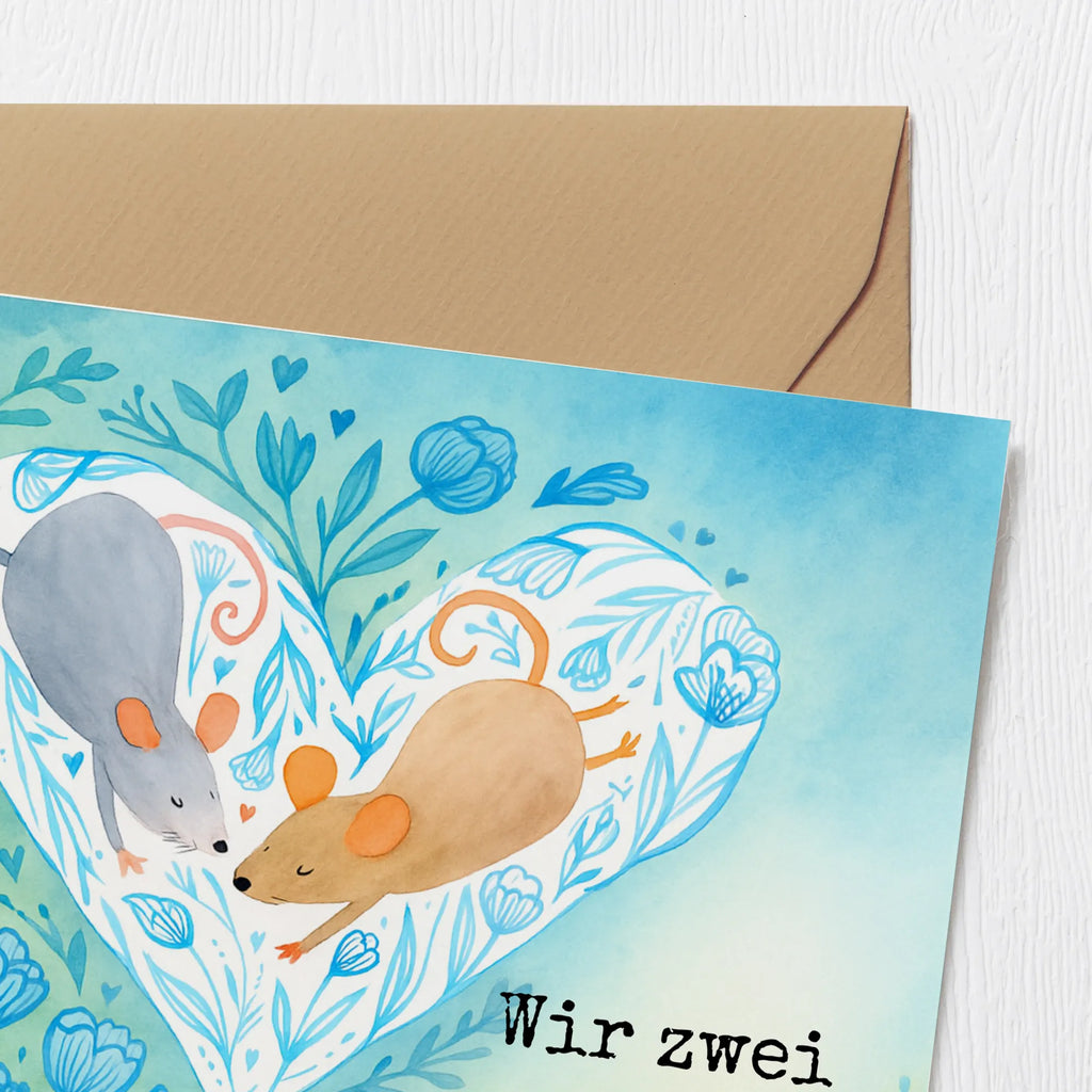 Karta Deluxe Myszy serce Design Karte, Grußkarte, Klappkarte, Einladungskarte, Glückwunschkarte, Hochzeitskarte, Geburtstagskarte, Hochwertige Grußkarte, Hochwertige Klappkarte, Liebe, Partner, Freund, Freundin, Ehemann, Ehefrau, Heiraten, Verlobung, Heiratsantrag, Liebesgeschenk, Jahrestag, Hocheitstag, Maus, Mäuse, Liebesbotschaft, Liebesbeweis, Hochzeit, Lieblingsmensch, Gemeinsamkeit, Love, Geschenk für zwei