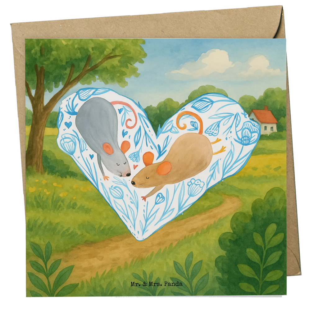 Karta Deluxe Myszy serce Design Karte, Grußkarte, Klappkarte, Einladungskarte, Glückwunschkarte, Hochzeitskarte, Geburtstagskarte, Hochwertige Grußkarte, Hochwertige Klappkarte, Liebe, Partner, Freund, Freundin, Ehemann, Ehefrau, Heiraten, Verlobung, Heiratsantrag, Liebesgeschenk, Jahrestag, Hocheitstag, Maus, Mäuse, Liebesbotschaft, Liebesbeweis, Hochzeit, Lieblingsmensch, Gemeinsamkeit, Love, Geschenk für zwei