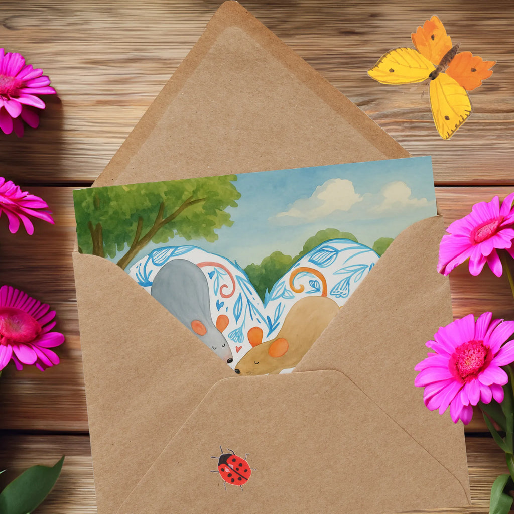 Karta Deluxe Myszy serce Design Karte, Grußkarte, Klappkarte, Einladungskarte, Glückwunschkarte, Hochzeitskarte, Geburtstagskarte, Hochwertige Grußkarte, Hochwertige Klappkarte, Liebe, Partner, Freund, Freundin, Ehemann, Ehefrau, Heiraten, Verlobung, Heiratsantrag, Liebesgeschenk, Jahrestag, Hocheitstag, Maus, Mäuse, Liebesbotschaft, Liebesbeweis, Hochzeit, Lieblingsmensch, Gemeinsamkeit, Love, Geschenk für zwei