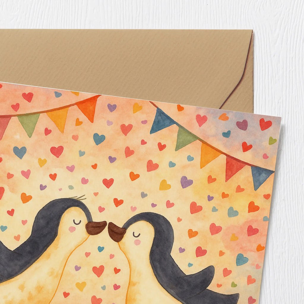 Deluxe Karte Pinguin Liebe Design Karte, Grußkarte, Klappkarte, Einladungskarte, Glückwunschkarte, Hochzeitskarte, Geburtstagskarte, Hochwertige Grußkarte, Hochwertige Klappkarte, Liebe, Partner, Freund, Freundin, Ehemann, Ehefrau, Heiraten, Verlobung, Heiratsantrag, Liebesgeschenk, Jahrestag, Hocheitstag, Pinguin, Pinguine, Pinguin Paar, Pinguinpaar, Pinguin Liebe, Paar, Pärchen. Liebespaar, Liebesbeweis, Liebesspruch, Hochzeitstag, Geschenk Freund, Geschenk Freundin, Verlobte, Verlobter, Love, Geschenk Hochzeitstag, Geschenkidee, Hochzeit, Gastgeschenk