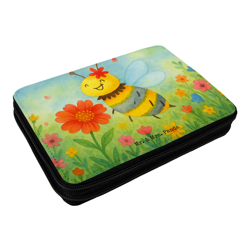 Federmappe Biene Blume Design Kinder Federmappe, Bestückte Federmappe, Motiv, Einschulung, Federmappe, Stifte Etui, Schule, Grundschule, Federmäppchen, Geschenk, Schülerin, Federmappe Einschulung, Stifterolle, Stiftetasche, Büro Stifte Etui, Kind, Schüler, Federmäppchen bedruckt, Biene, Wespe, Hummel