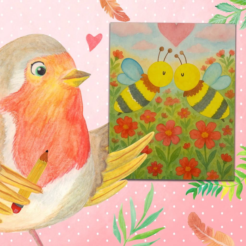 Malen nach Zahlen Biene Liebe Design Malen nach Zahlen, Kunstwerk, Ausmalbild, Biene, Wespe, Hummel