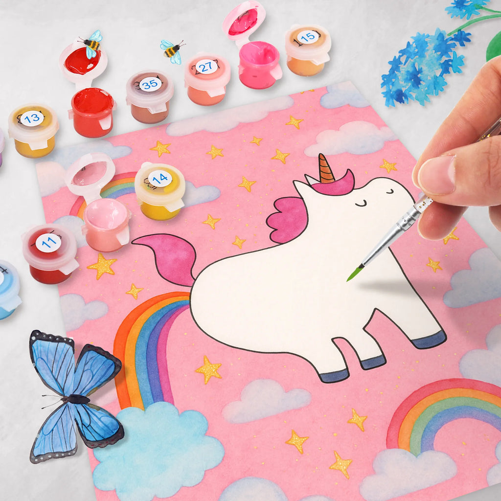 Malowanie według numerów Jednorożec puszczać bąki Design Jednorożec, jednorożce, dekoracje jednorożca, jednorożec