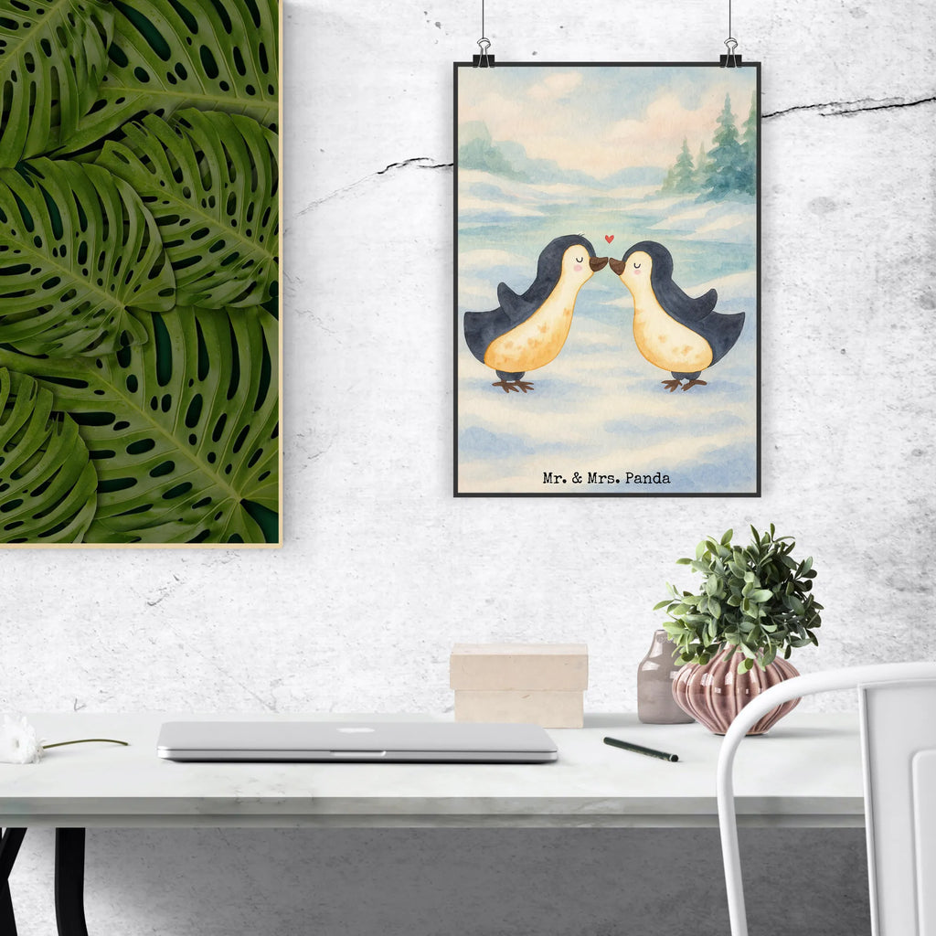 Poster Penguins in love Design Poster, Wandposter, Küchenposter, Handgemaltes Poster, Raumdekoration, Kunstdruck, Mr. & Mrs. Panda Poster, Posterdruck, Bild, Designposter, Wanddekoration, Kinderposter, Wanddeko Bild, Wanddeko, Liebe, Partner, Freund, Freundin, Ehemann, Ehefrau, Heiraten, Verlobung, Heiratsantrag, Liebesgeschenk, Jahrestag, Hocheitstag, Pinguine, Pinguin Paar, Gastgeschenk, Pärchen. Liebespaar, Pinguin, Love, Verlobter, Geschenk Freund, Liebesspruch, Hochzeitstag, Verlobte, Geschenkidee, Geschenk Hochzeitstag, Pinguin Liebe, Paar, Pinguinpaar, Hochzeit, Geschenk Freundin, Liebesbeweis