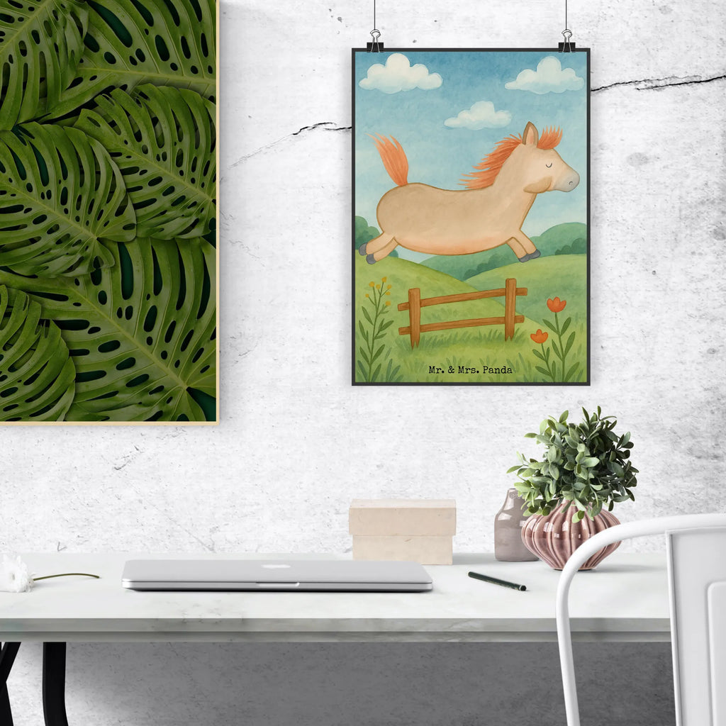 Poster Horse Jump Design Wandposter, Wanddeko, Handgemaltes Poster, Kunstdruck, Kinderposter, Designposter, Bild, Mr. & Mrs. Panda Poster, Wanddeko Bild, Wanddekoration, Küchenposter, Raumdekoration, Posterdruck, Poster, Bauernhof, Hoftiere, Landwirt, Landwirtin, reiten, Pony, Pferdestall, ausreiten, Pferde, Stall, Pferdebesitzer, Pferd