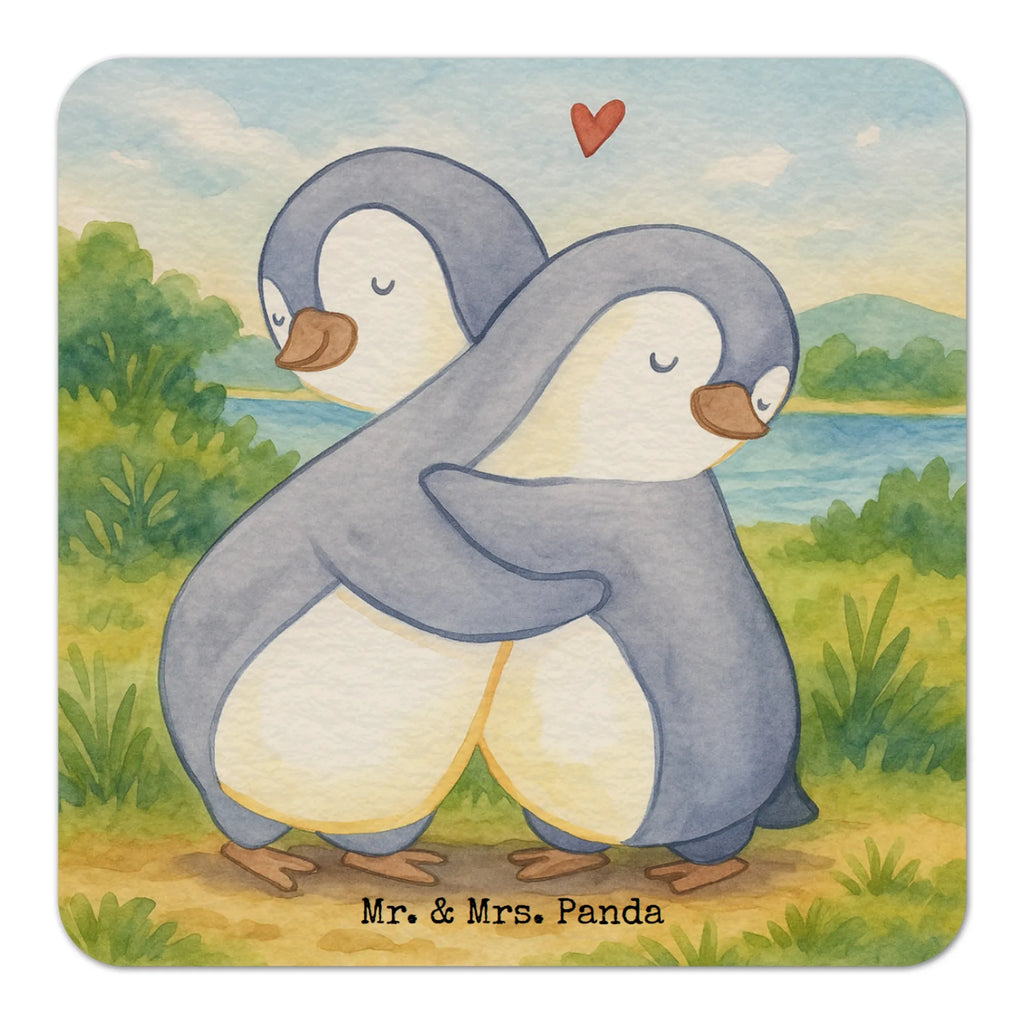 Coaster penguins Cuddle Design Gastgeschenk Hochzeit, Tischdeko, Bierdeckel, Liebe, Partner, Freund, Freundin, Ehemann, Ehefrau, Heiraten, Verlobung, Heiratsantrag, Liebesgeschenk, Jahrestag, Hocheitstag, Geschenk für Partner, Mitbringsel, Liebesbeweis, Valentinstag, Hochzeitstag, Geschenk für Freundin, für Männer, für Ehemann, Geschenk für Frauen