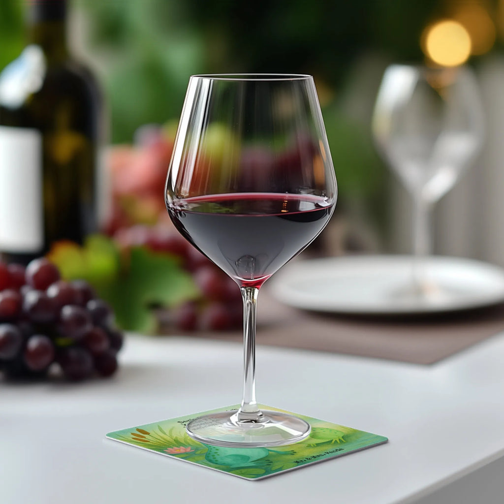 Coaster Frogs in love Design Gastgeschenk Hochzeit, Tischdeko, Bierdeckel, Liebe, Partner, Freund, Freundin, Ehemann, Ehefrau, Heiraten, Verlobung, Heiratsantrag, Liebesgeschenk, Jahrestag, Hocheitstag, Hochzeitstag, Frosch, Fröschchen, Geschenk Hochzeit, Geschenk Freundin, Geschenk Freund, Verheiratet, Frösche, Verliebt, Verlobt, Liebesbeweis, Froschkönig