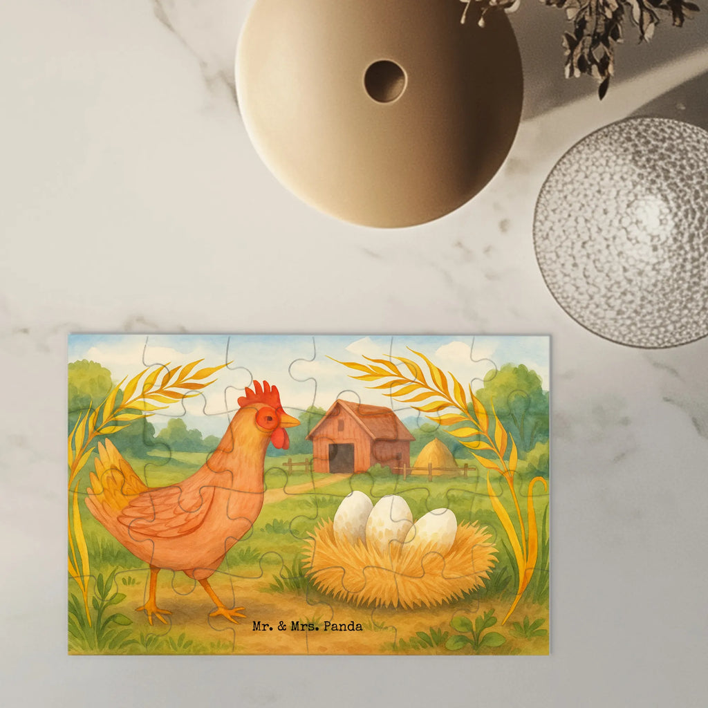 Puzzle Huhn Stolz Design Puzzle, Bauernhof, Hoftiere, Landwirt, Landwirtin, Schwangerschaft, Eier, Henne, Hof, Magie, Motivation, Hahn, Landleben, Geburt, Hühner, Spruch
