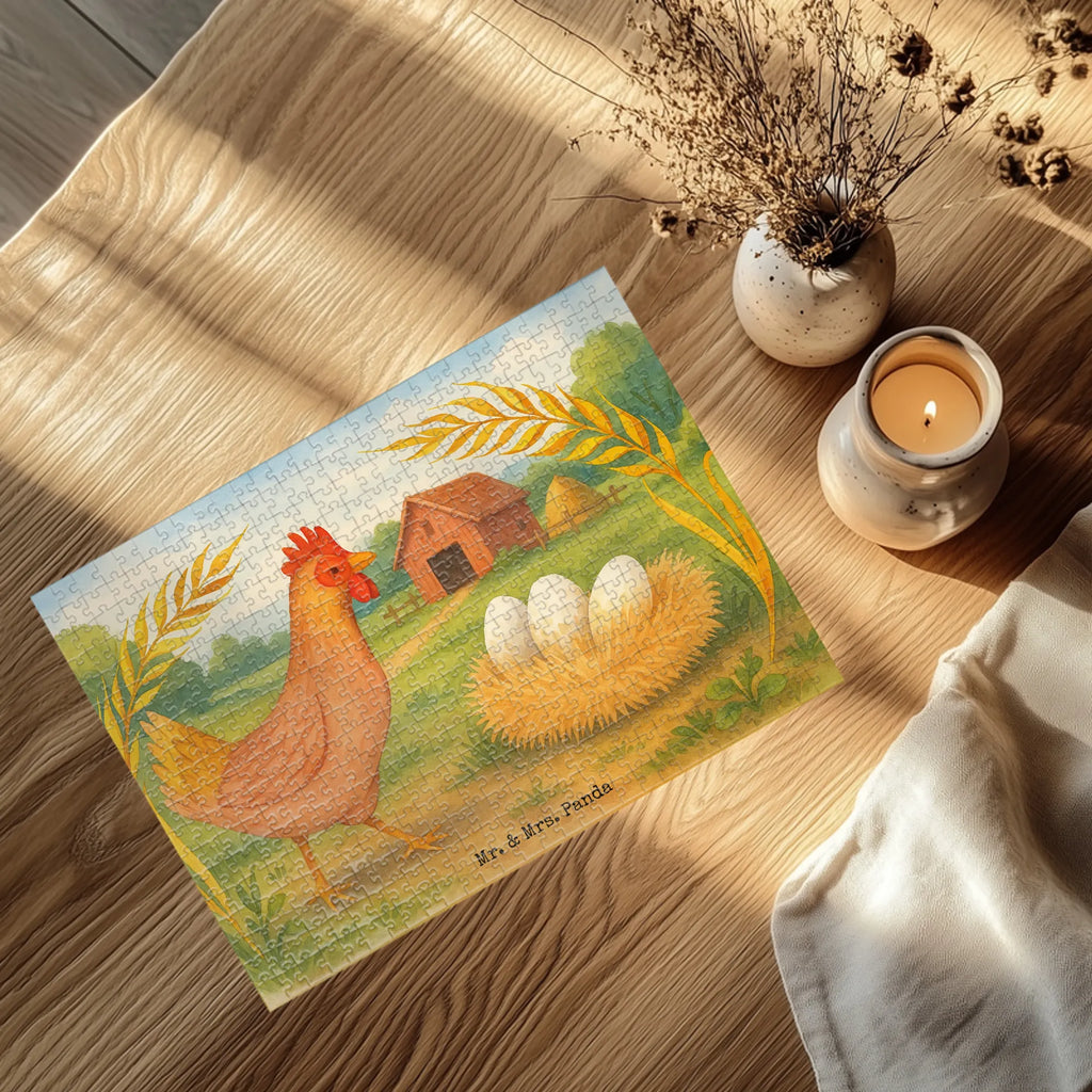 Puzzle Huhn Stolz Design Puzzle, Bauernhof, Hoftiere, Landwirt, Landwirtin, Schwangerschaft, Eier, Henne, Hof, Magie, Motivation, Hahn, Landleben, Geburt, Hühner, Spruch