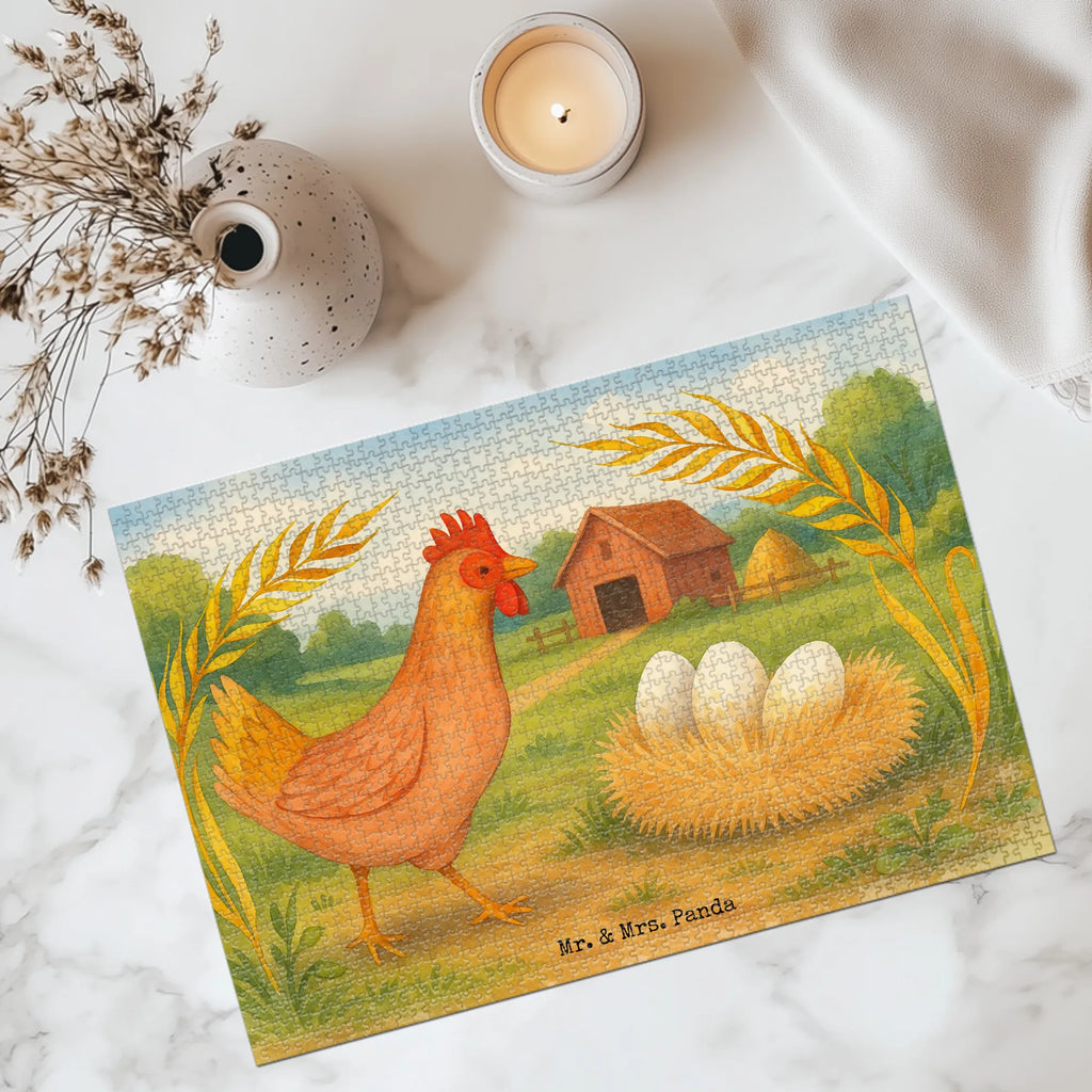Puzzle Huhn Stolz Design Puzzle, Bauernhof, Hoftiere, Landwirt, Landwirtin, Schwangerschaft, Eier, Henne, Hof, Magie, Motivation, Hahn, Landleben, Geburt, Hühner, Spruch