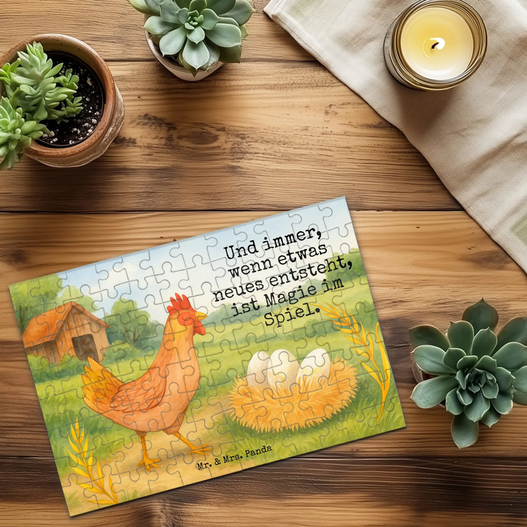 Puzzle Huhn Stolz Design Puzzle, Bauernhof, Hoftiere, Landwirt, Landwirtin, Schwangerschaft, Eier, Henne, Hof, Magie, Motivation, Hahn, Landleben, Geburt, Hühner, Spruch