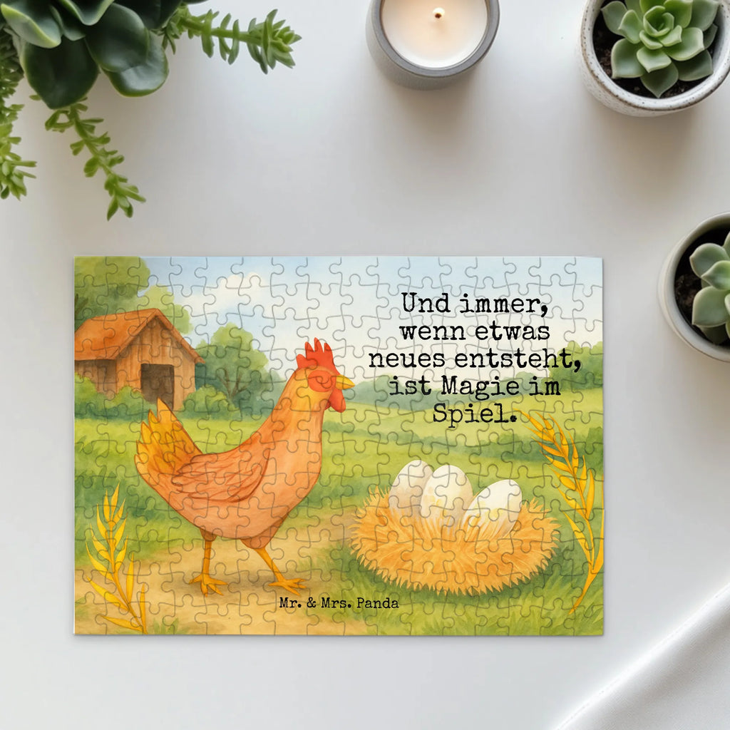 Puzzle Huhn Stolz Design Puzzle, Bauernhof, Hoftiere, Landwirt, Landwirtin, Schwangerschaft, Eier, Henne, Hof, Magie, Motivation, Hahn, Landleben, Geburt, Hühner, Spruch