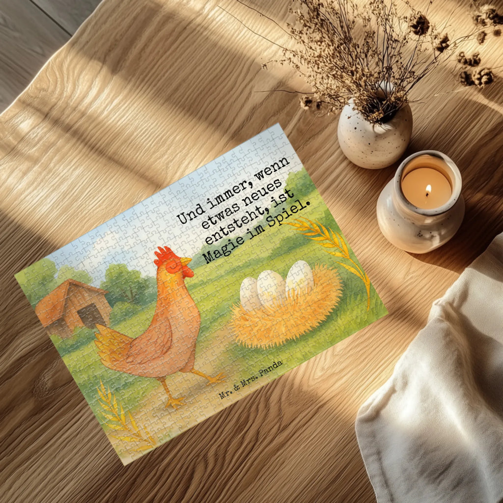Puzzle Huhn Stolz Design Puzzle, Bauernhof, Hoftiere, Landwirt, Landwirtin, Schwangerschaft, Eier, Henne, Hof, Magie, Motivation, Hahn, Landleben, Geburt, Hühner, Spruch