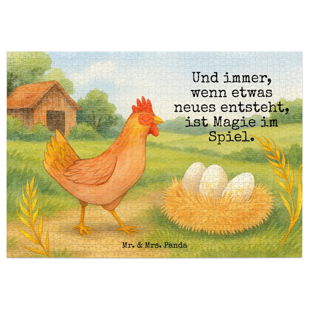 Puzzle Huhn Stolz Design Puzzle, Bauernhof, Hoftiere, Landwirt, Landwirtin, Schwangerschaft, Eier, Henne, Hof, Magie, Motivation, Hahn, Landleben, Geburt, Hühner, Spruch
