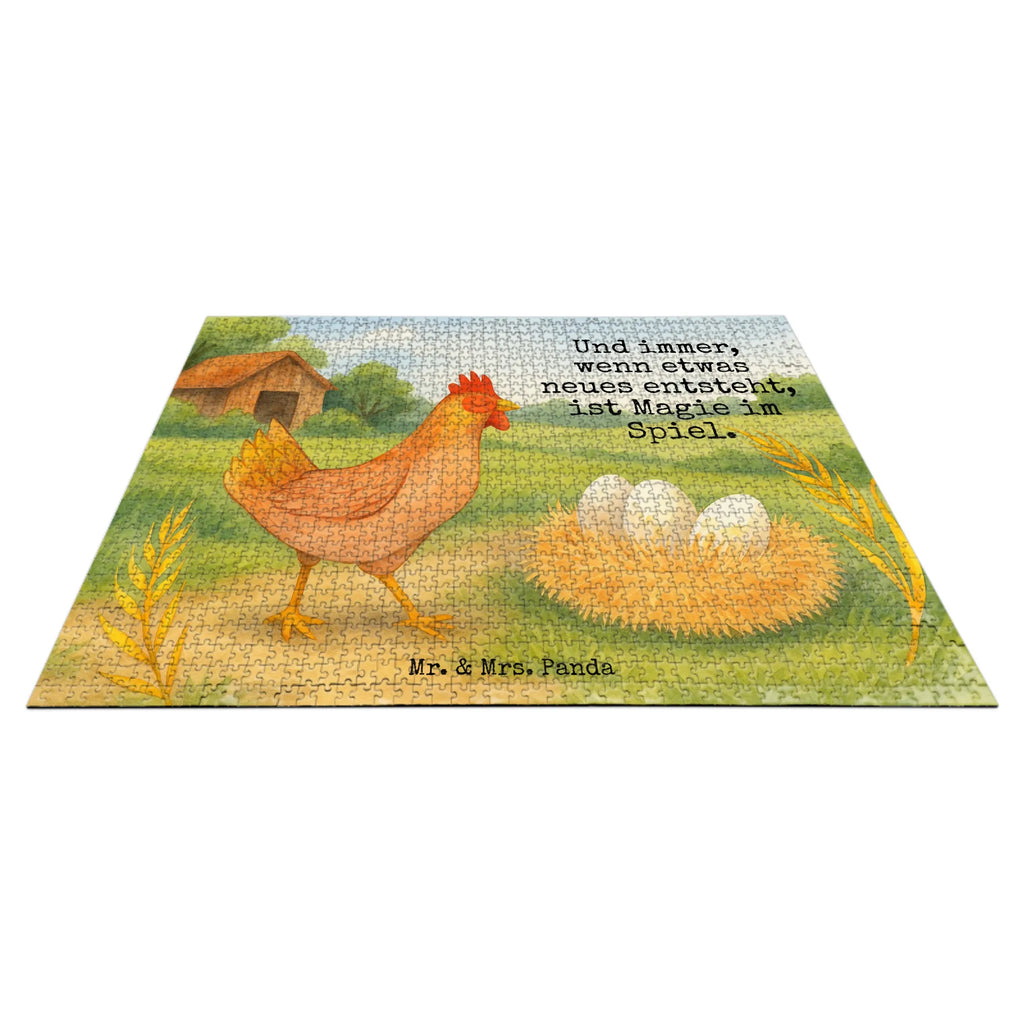 Puzzle Huhn Stolz Design Puzzle, Bauernhof, Hoftiere, Landwirt, Landwirtin, Schwangerschaft, Eier, Henne, Hof, Magie, Motivation, Hahn, Landleben, Geburt, Hühner, Spruch