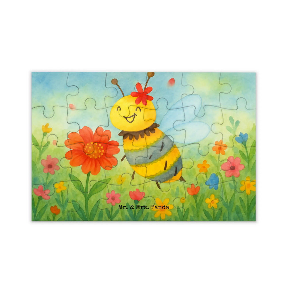 Puzzle bee flower Design Puzzle, Biene, Wespe, Hummel