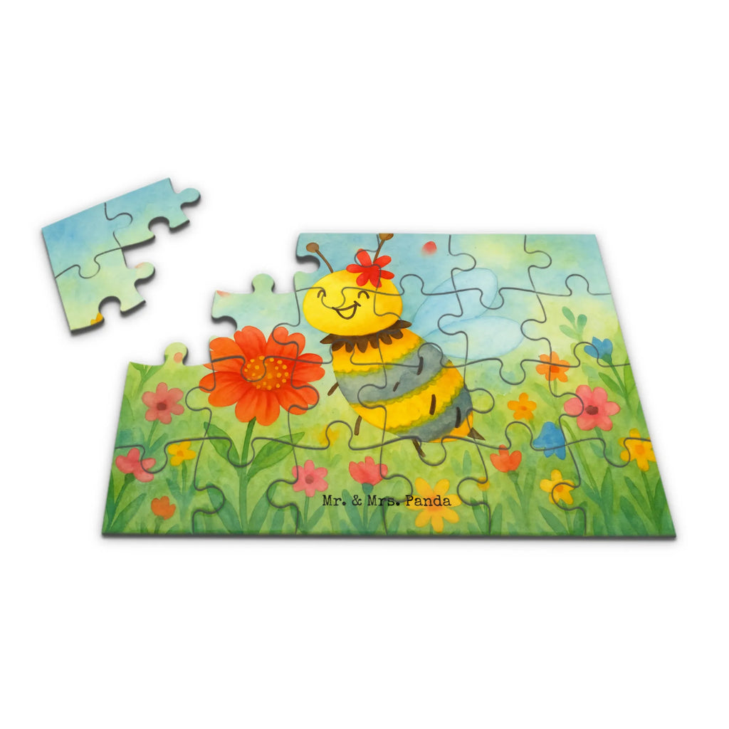 Puzzle bee flower Design Puzzle, Biene, Wespe, Hummel