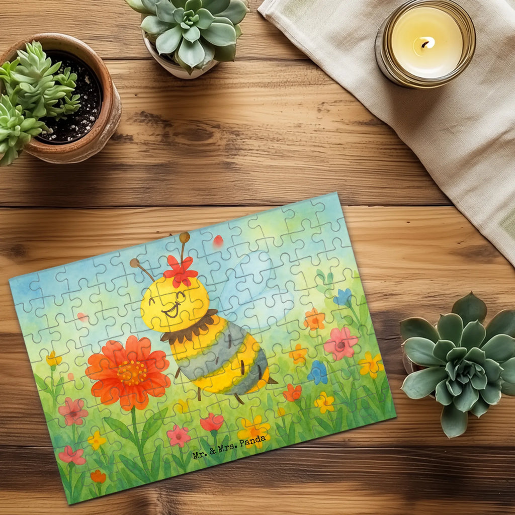Puzzle bee flower Design Puzzle, Biene, Wespe, Hummel