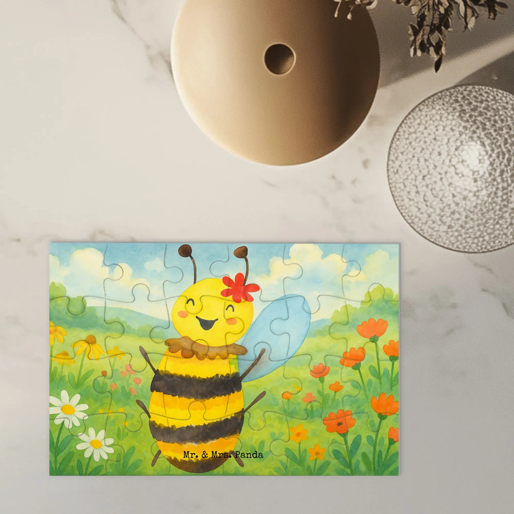 Puzzle bee happy Design Puzzle, Biene, Wespe, Hummel