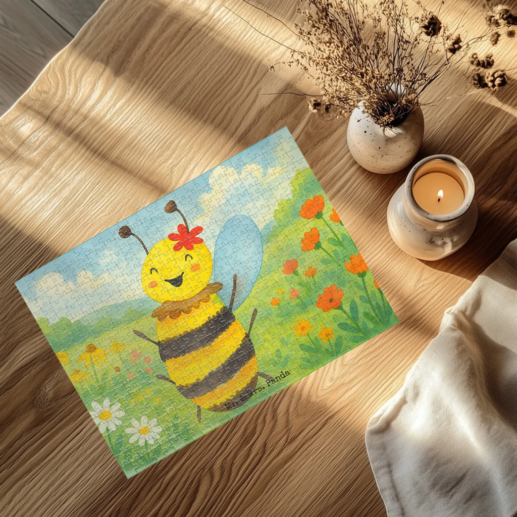Puzzle bee happy Design Puzzle, Biene, Wespe, Hummel