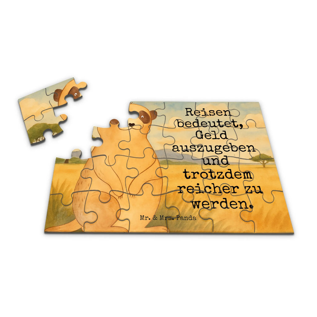 Puzzle Erdmännchen Design Puzzle, Afrika, Wildtiere, Erdmännchen, Reisen, Spruch, Weltreise, Afrikareise, Roadtrip, Traveling