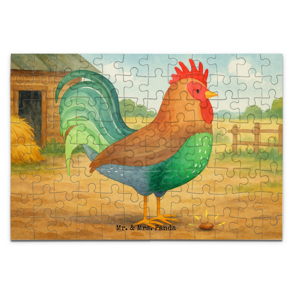 Puzzle Hahn Korn Design Puzzle, Bauernhof, Hoftiere, Landwirt, Landwirtin, Natur, Henne, Eier, Korn, Hahn