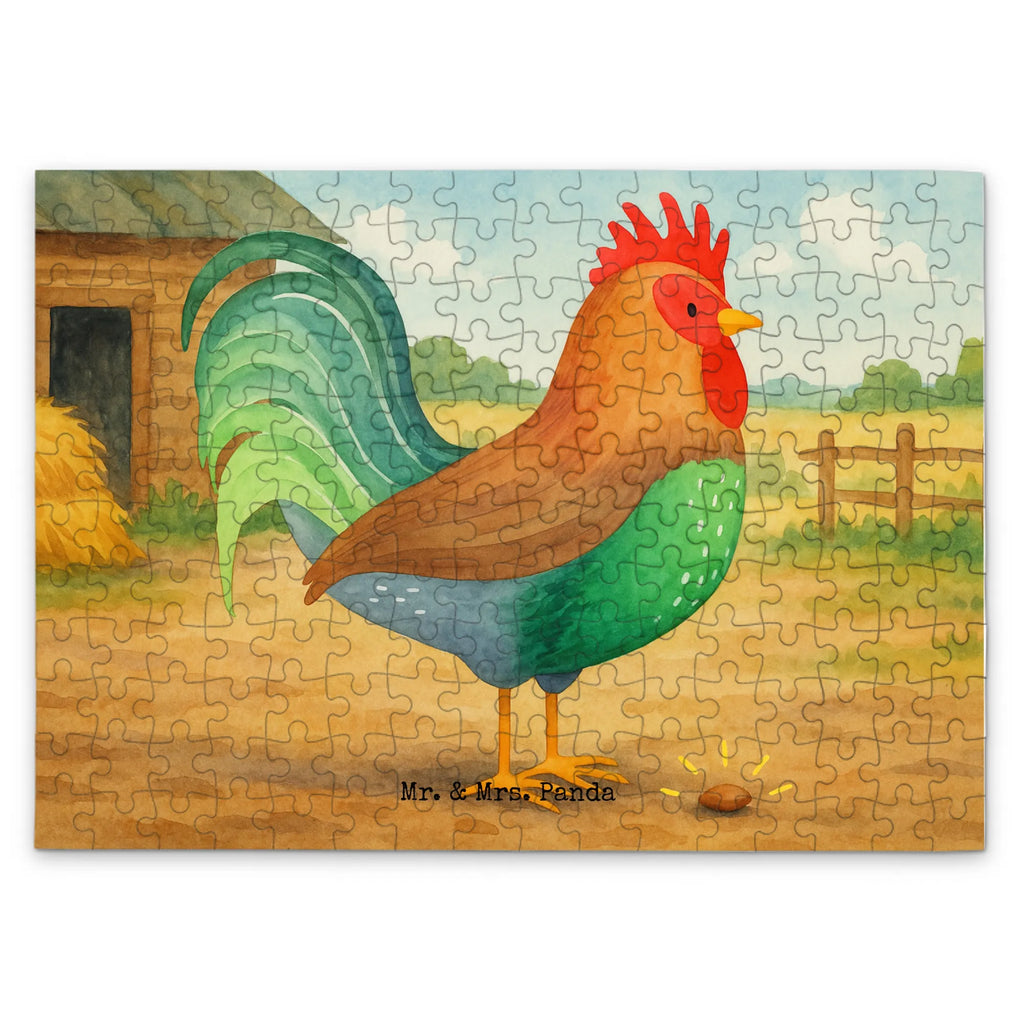 Puzzle Hahn Korn Design Puzzle, Bauernhof, Hoftiere, Landwirt, Landwirtin, Natur, Henne, Eier, Korn, Hahn