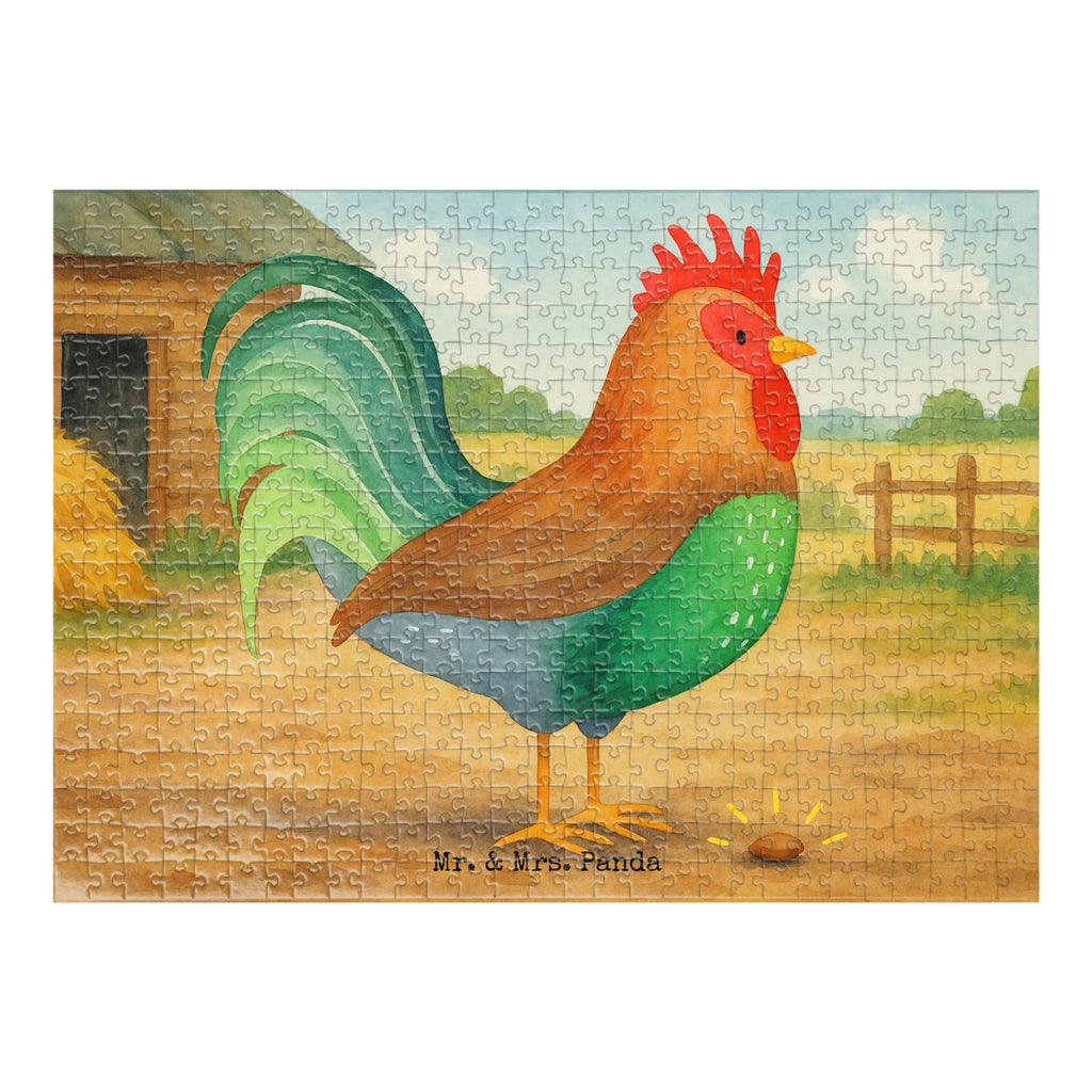 Puzzle Hahn Korn Design Puzzle, Bauernhof, Hoftiere, Landwirt, Landwirtin, Natur, Henne, Eier, Korn, Hahn