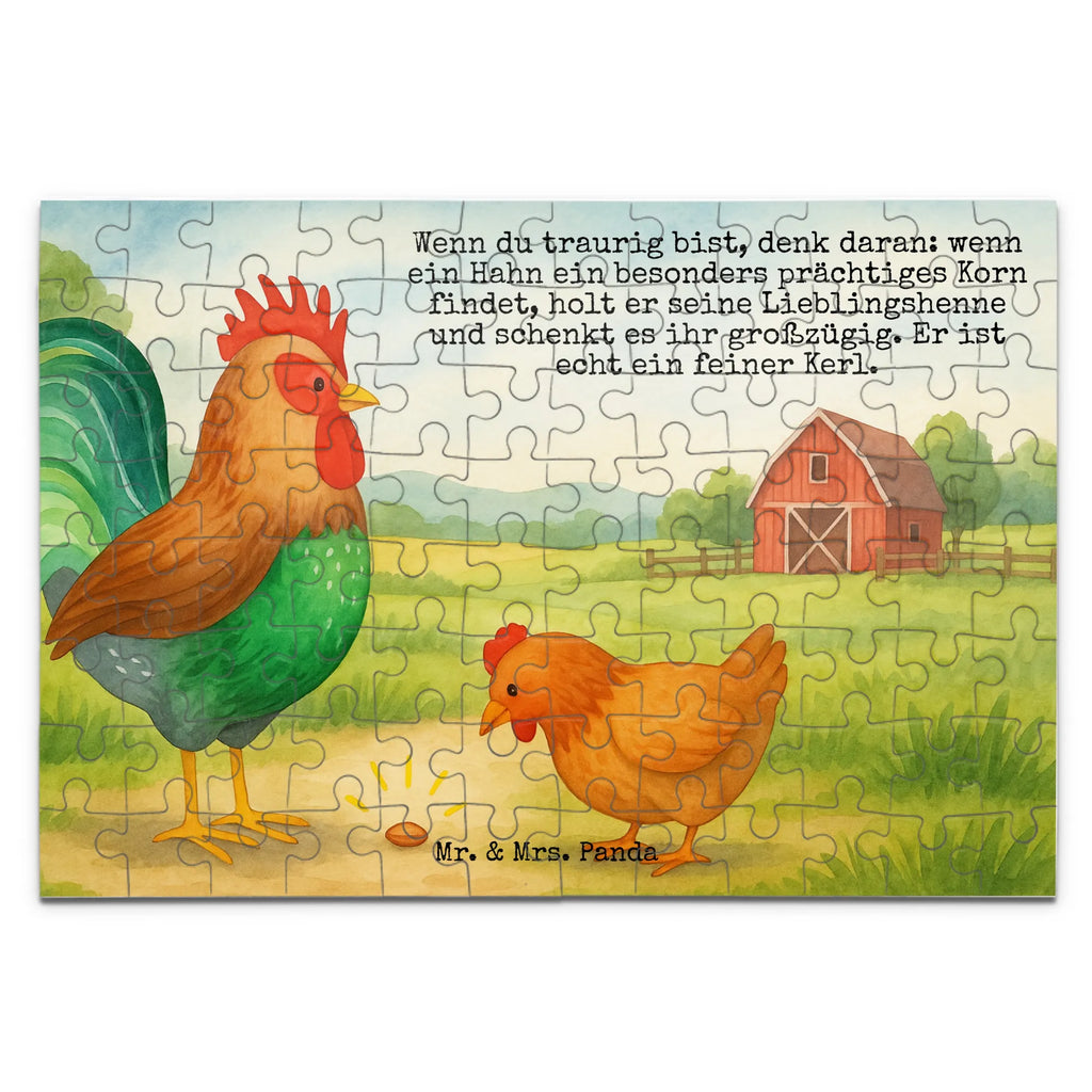 Puzzle Hahn Korn Design Puzzle, Bauernhof, Hoftiere, Landwirt, Landwirtin, Natur, Henne, Eier, Korn, Hahn
