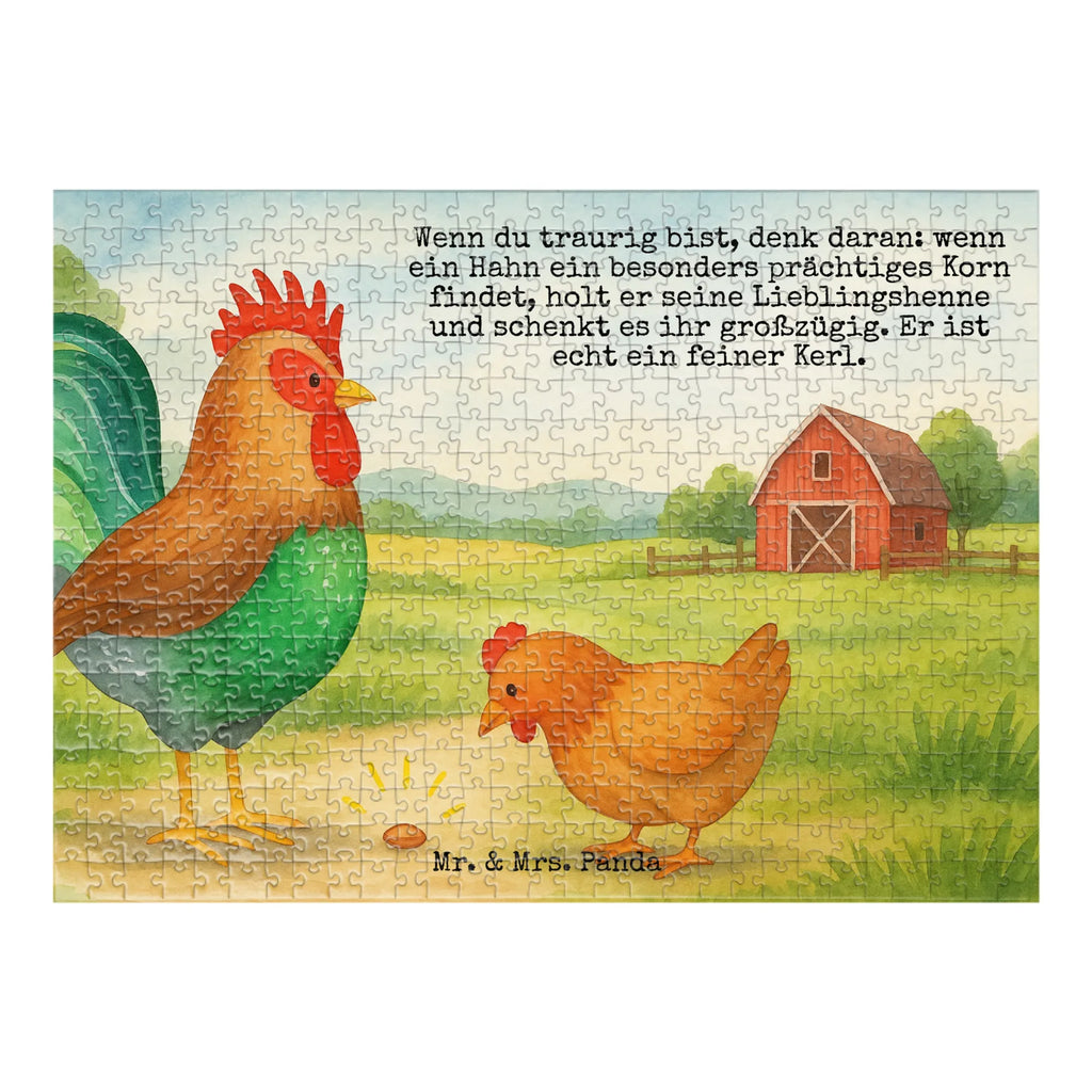 Puzzle Hahn Korn Design Puzzle, Bauernhof, Hoftiere, Landwirt, Landwirtin, Natur, Henne, Eier, Korn, Hahn