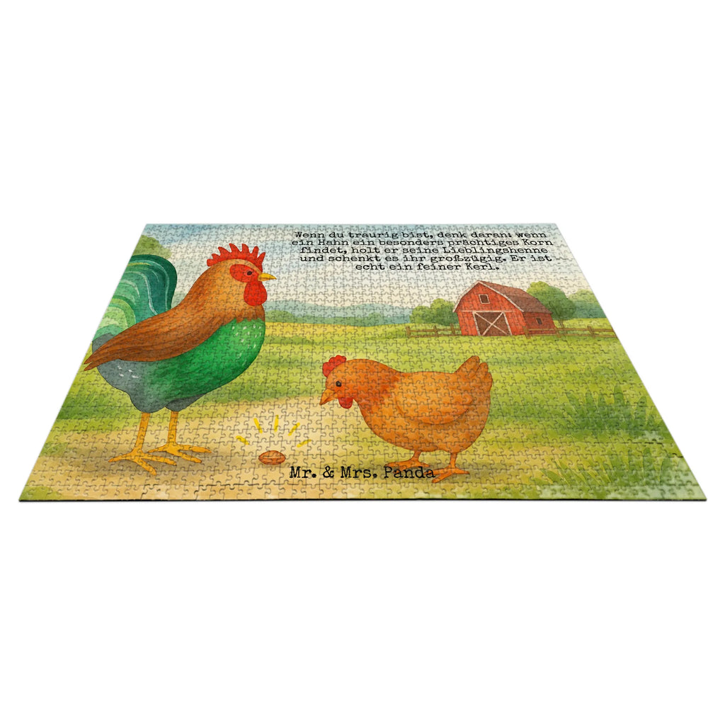 Puzzle Hahn Korn Design Puzzle, Bauernhof, Hoftiere, Landwirt, Landwirtin, Natur, Henne, Eier, Korn, Hahn