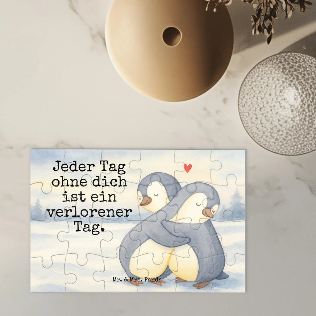 Puzzle Pingwiny Przytulanie Design Puzzle, Liebe, Partner, Freund, Freundin, Ehemann, Ehefrau, Heiraten, Verlobung, Heiratsantrag, Liebesgeschenk, Jahrestag, Hocheitstag, Valentinstag, Geschenk für Frauen, Hochzeitstag, Mitbringsel, Geschenk für Freundin, Geschenk für Partner, Liebesbeweis, für Männer, für Ehemann
