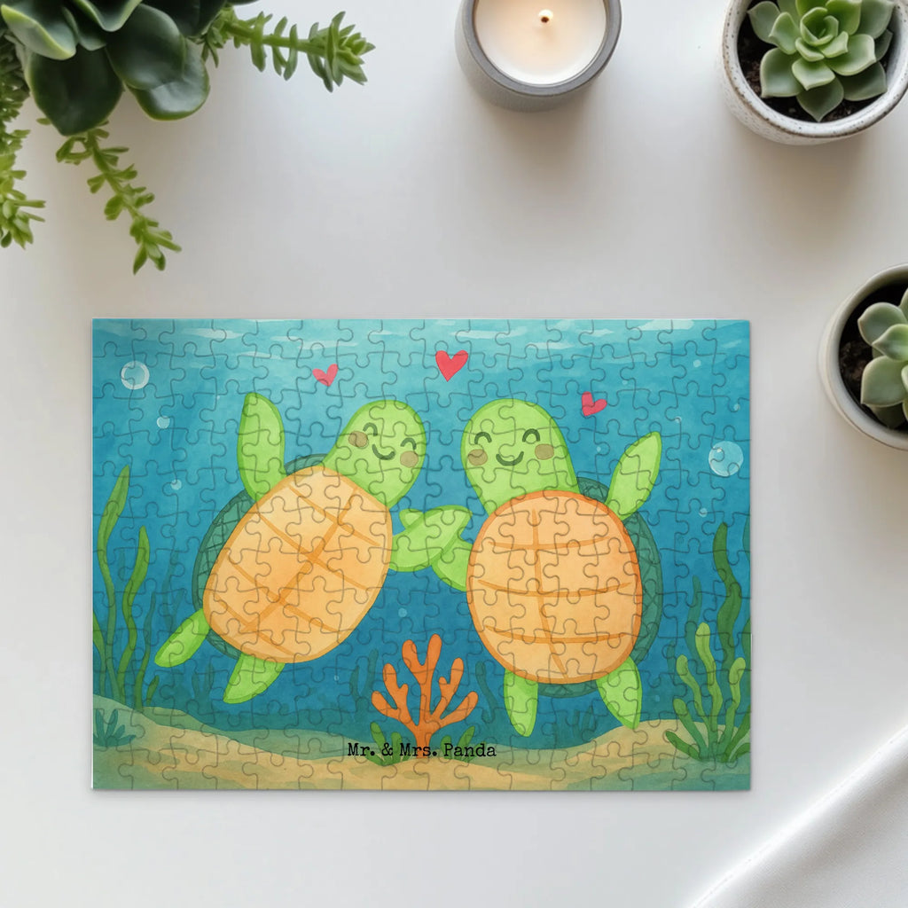Puzzle Schildkröten Paar Design Puzzle, Liebe, Partner, Freund, Freundin, Ehemann, Ehefrau, Heiraten, Verlobung, Heiratsantrag, Liebesgeschenk, Jahrestag, Hocheitstag, für Ehemann, Geschenk für Partner, Geschenk für Frauen, für Männer, Mitbringsel, Liebesbeweis, Geschenk für Freundin, Valentinstag, Hochzeitstag