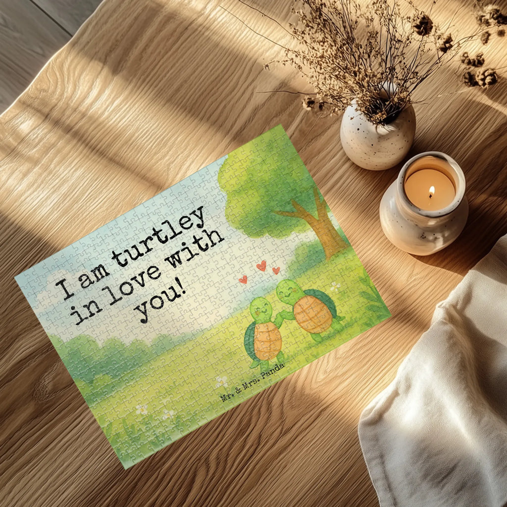 Puzzle Schildkröten Paar Design Puzzle, Liebe, Partner, Freund, Freundin, Ehemann, Ehefrau, Heiraten, Verlobung, Heiratsantrag, Liebesgeschenk, Jahrestag, Hocheitstag, für Ehemann, Geschenk für Partner, Geschenk für Frauen, für Männer, Mitbringsel, Liebesbeweis, Geschenk für Freundin, Valentinstag, Hochzeitstag