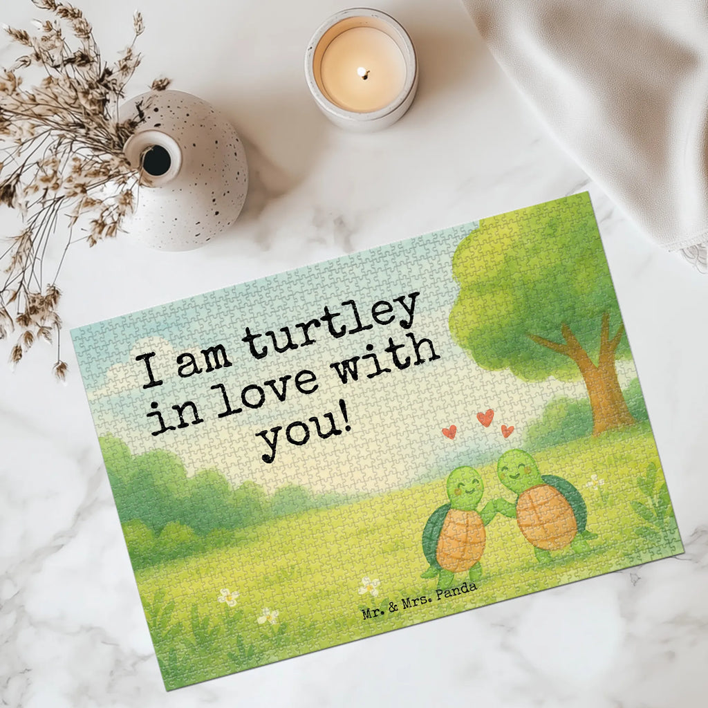 Puzzle Schildkröten Paar Design Puzzle, Liebe, Partner, Freund, Freundin, Ehemann, Ehefrau, Heiraten, Verlobung, Heiratsantrag, Liebesgeschenk, Jahrestag, Hocheitstag, für Ehemann, Geschenk für Partner, Geschenk für Frauen, für Männer, Mitbringsel, Liebesbeweis, Geschenk für Freundin, Valentinstag, Hochzeitstag