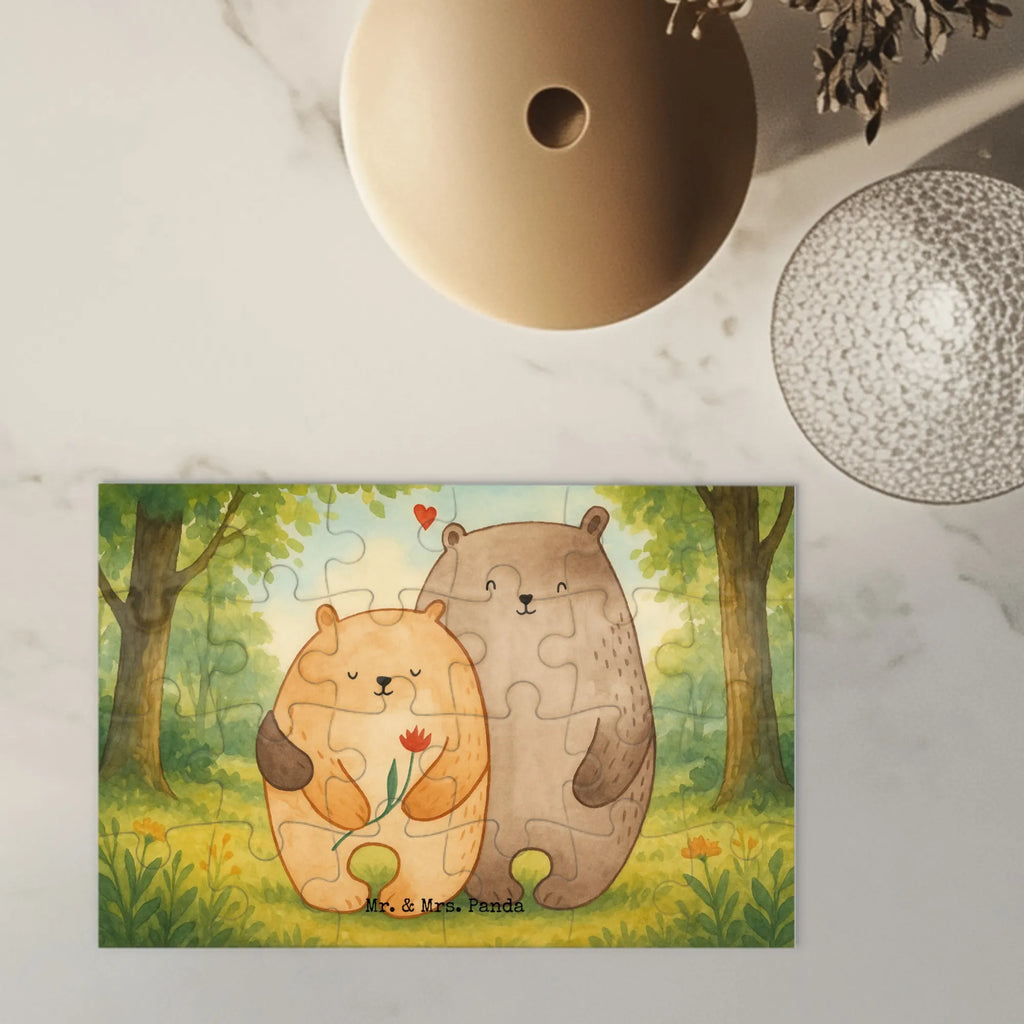 Puzzle Bären Liebe Design Puzzle, Liebe, Partner, Freund, Freundin, Ehemann, Ehefrau, Heiraten, Verlobung, Heiratsantrag, Liebesgeschenk, Jahrestag, Hocheitstag, Verlobt, Hochzeitstag, Liebesbeweis, Geschenk Freundin, Geschenk Hochzeit, Geschenk Freund, Bär, Bären, Bärchen, Verliebt, Verheiratet