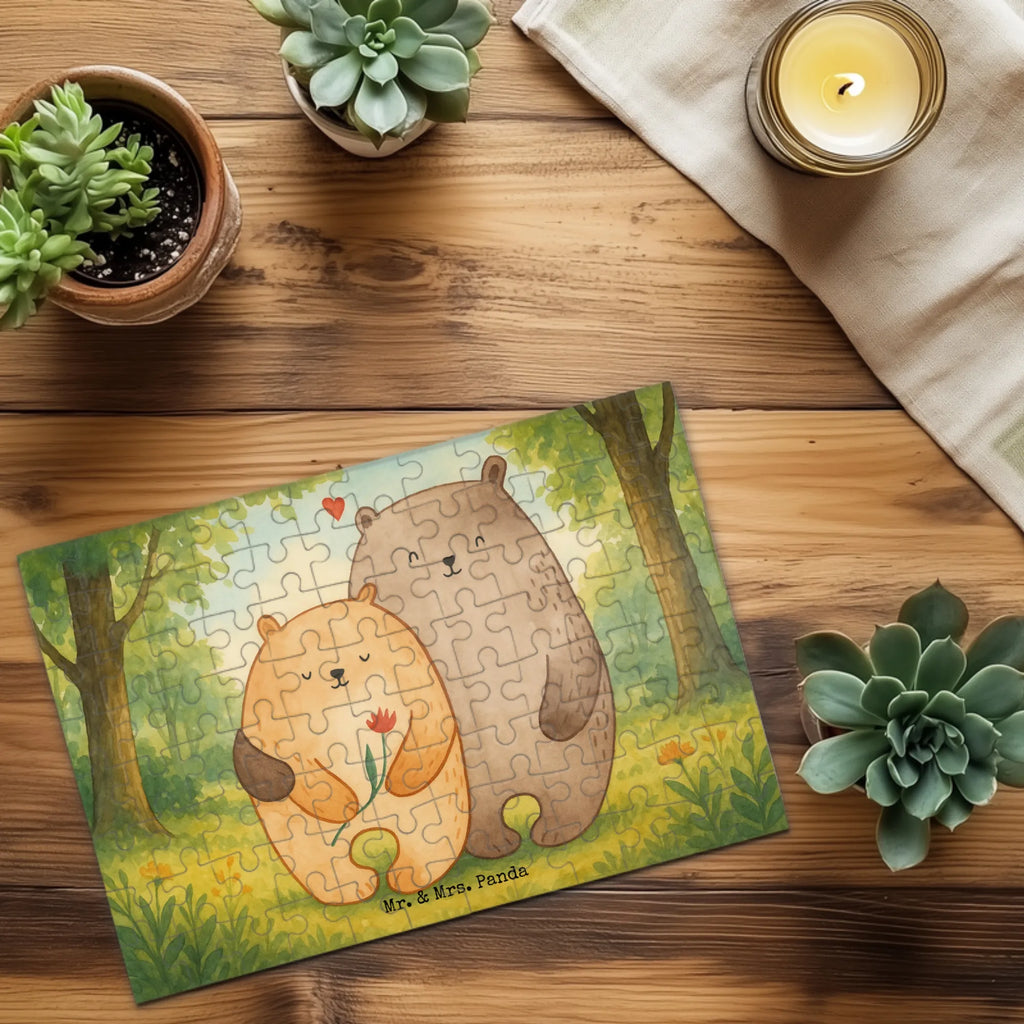 Puzzle Bären Liebe Design Puzzle, Liebe, Partner, Freund, Freundin, Ehemann, Ehefrau, Heiraten, Verlobung, Heiratsantrag, Liebesgeschenk, Jahrestag, Hocheitstag, Verlobt, Hochzeitstag, Liebesbeweis, Geschenk Freundin, Geschenk Hochzeit, Geschenk Freund, Bär, Bären, Bärchen, Verliebt, Verheiratet