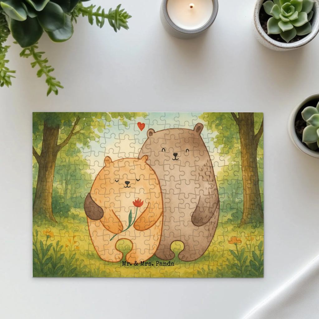 Puzzle Bären Liebe Design Puzzle, Liebe, Partner, Freund, Freundin, Ehemann, Ehefrau, Heiraten, Verlobung, Heiratsantrag, Liebesgeschenk, Jahrestag, Hocheitstag, Verlobt, Hochzeitstag, Liebesbeweis, Geschenk Freundin, Geschenk Hochzeit, Geschenk Freund, Bär, Bären, Bärchen, Verliebt, Verheiratet