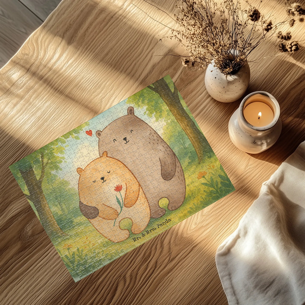 Puzzle Bären Liebe Design Puzzle, Liebe, Partner, Freund, Freundin, Ehemann, Ehefrau, Heiraten, Verlobung, Heiratsantrag, Liebesgeschenk, Jahrestag, Hocheitstag, Verlobt, Hochzeitstag, Liebesbeweis, Geschenk Freundin, Geschenk Hochzeit, Geschenk Freund, Bär, Bären, Bärchen, Verliebt, Verheiratet