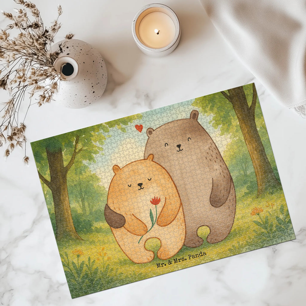 Puzzle Bären Liebe Design Puzzle, Liebe, Partner, Freund, Freundin, Ehemann, Ehefrau, Heiraten, Verlobung, Heiratsantrag, Liebesgeschenk, Jahrestag, Hocheitstag, Verlobt, Hochzeitstag, Liebesbeweis, Geschenk Freundin, Geschenk Hochzeit, Geschenk Freund, Bär, Bären, Bärchen, Verliebt, Verheiratet