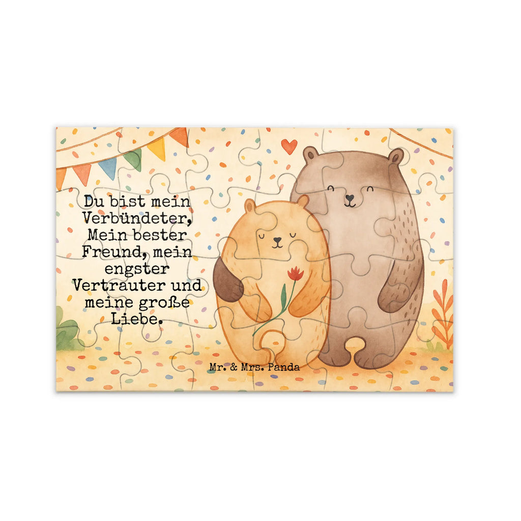 Puzzle Bären Liebe Design Puzzle, Liebe, Partner, Freund, Freundin, Ehemann, Ehefrau, Heiraten, Verlobung, Heiratsantrag, Liebesgeschenk, Jahrestag, Hocheitstag, Verlobt, Hochzeitstag, Liebesbeweis, Geschenk Freundin, Geschenk Hochzeit, Geschenk Freund, Bär, Bären, Bärchen, Verliebt, Verheiratet