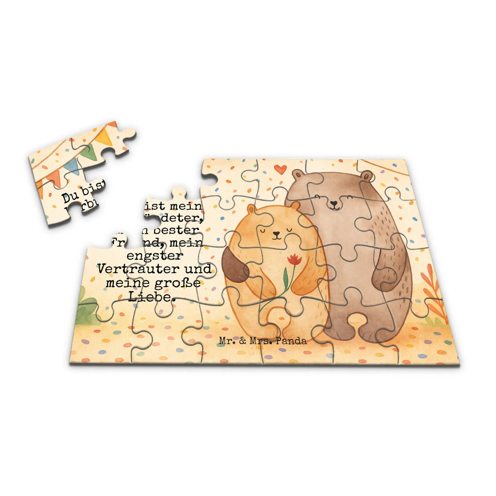 Puzzle Bären Liebe Design Puzzle, Liebe, Partner, Freund, Freundin, Ehemann, Ehefrau, Heiraten, Verlobung, Heiratsantrag, Liebesgeschenk, Jahrestag, Hocheitstag, Verlobt, Hochzeitstag, Liebesbeweis, Geschenk Freundin, Geschenk Hochzeit, Geschenk Freund, Bär, Bären, Bärchen, Verliebt, Verheiratet