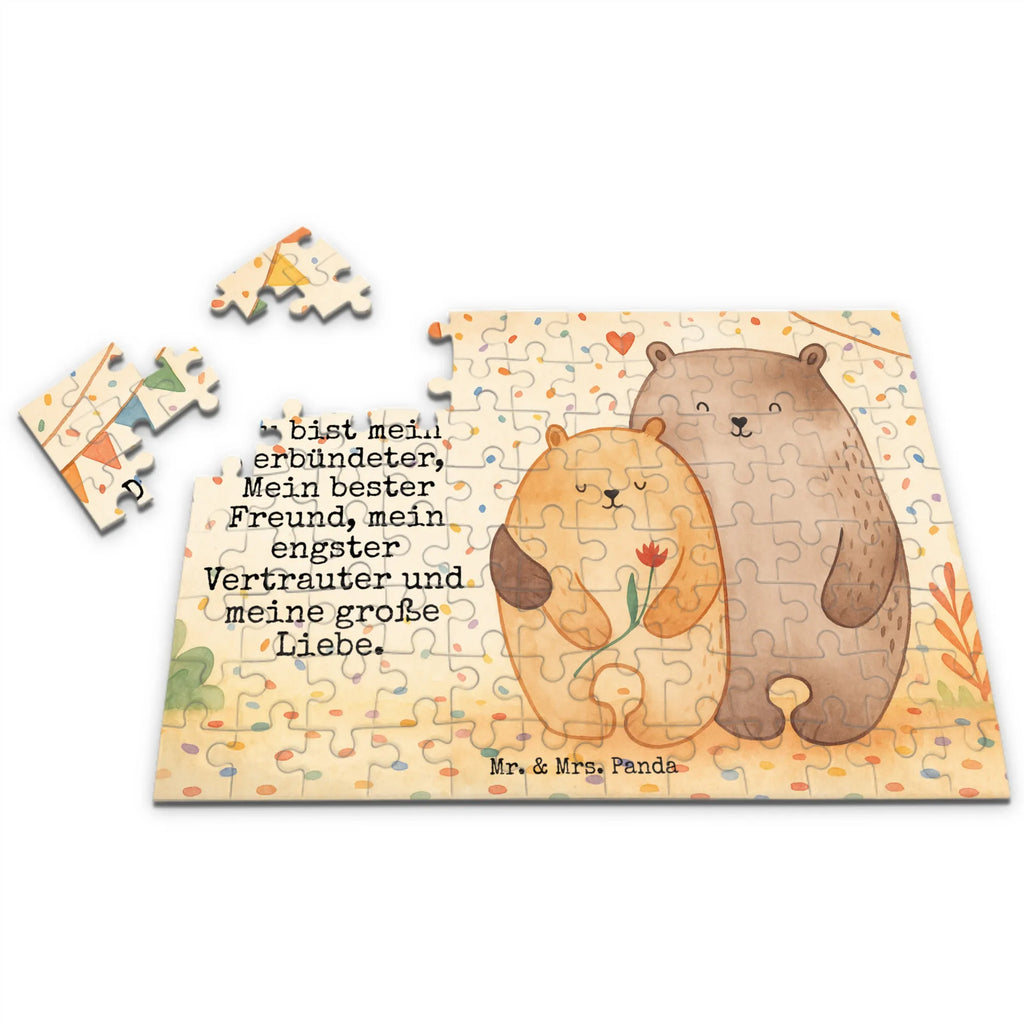 Puzzle Bären Liebe Design Puzzle, Liebe, Partner, Freund, Freundin, Ehemann, Ehefrau, Heiraten, Verlobung, Heiratsantrag, Liebesgeschenk, Jahrestag, Hocheitstag, Verlobt, Hochzeitstag, Liebesbeweis, Geschenk Freundin, Geschenk Hochzeit, Geschenk Freund, Bär, Bären, Bärchen, Verliebt, Verheiratet