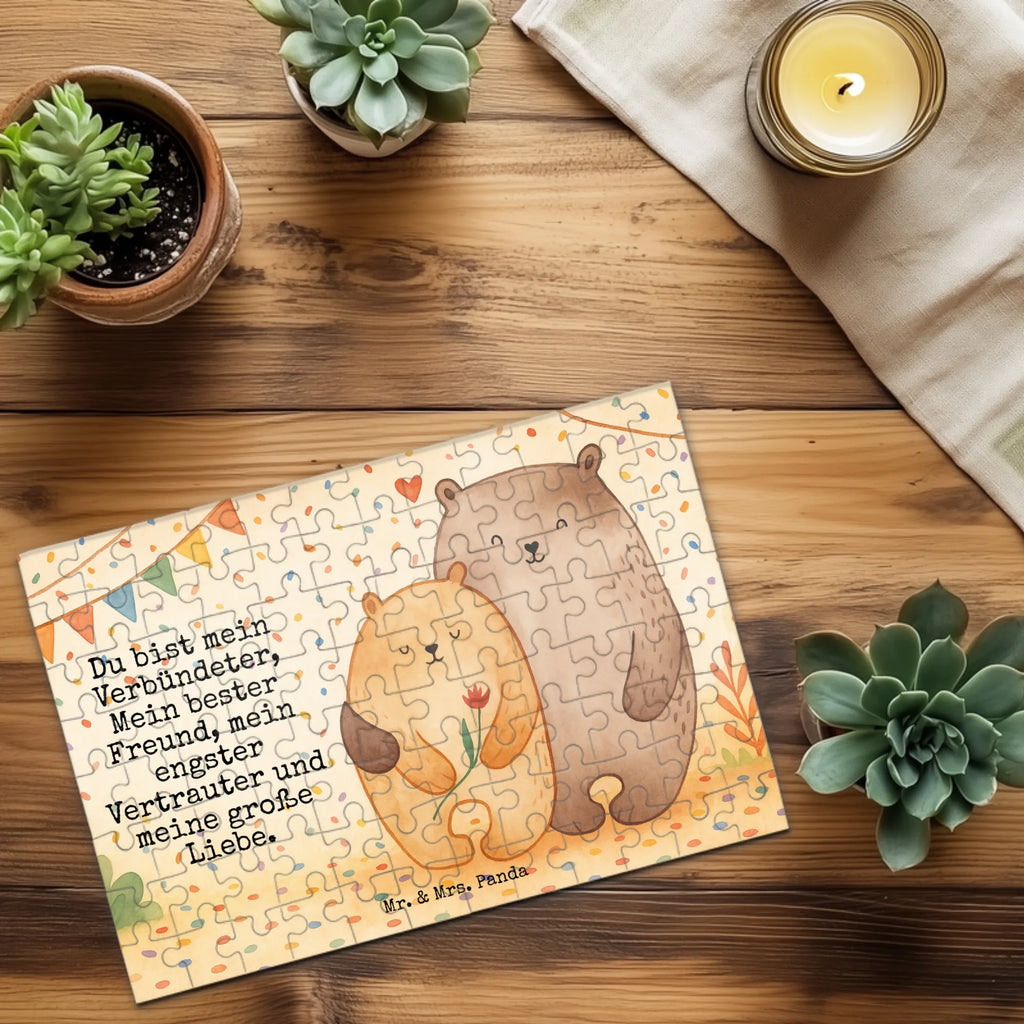 Puzzle Bären Liebe Design Puzzle, Liebe, Partner, Freund, Freundin, Ehemann, Ehefrau, Heiraten, Verlobung, Heiratsantrag, Liebesgeschenk, Jahrestag, Hocheitstag, Verlobt, Hochzeitstag, Liebesbeweis, Geschenk Freundin, Geschenk Hochzeit, Geschenk Freund, Bär, Bären, Bärchen, Verliebt, Verheiratet