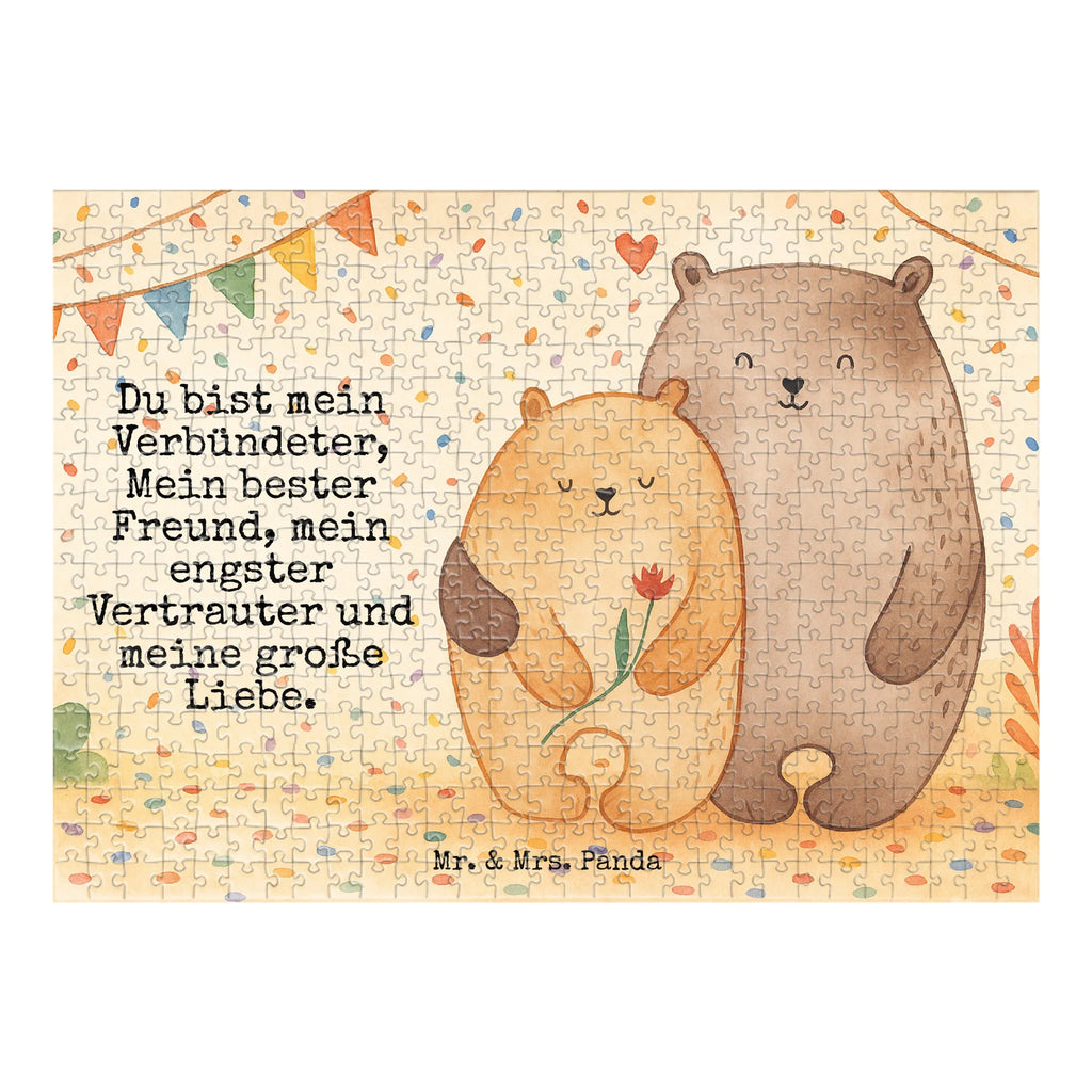 Puzzle Bären Liebe Design Puzzle, Liebe, Partner, Freund, Freundin, Ehemann, Ehefrau, Heiraten, Verlobung, Heiratsantrag, Liebesgeschenk, Jahrestag, Hocheitstag, Verlobt, Hochzeitstag, Liebesbeweis, Geschenk Freundin, Geschenk Hochzeit, Geschenk Freund, Bär, Bären, Bärchen, Verliebt, Verheiratet