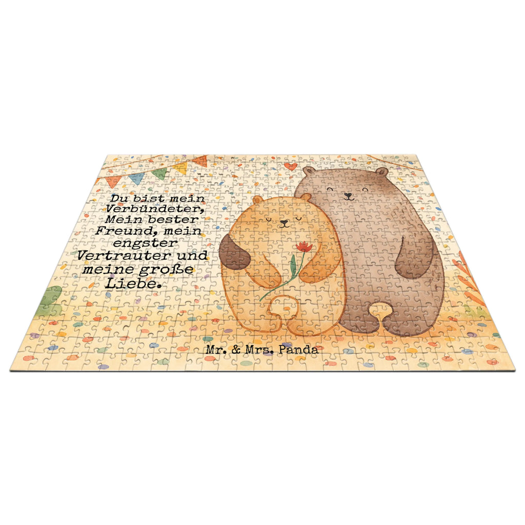 Puzzle Bären Liebe Design Puzzle, Liebe, Partner, Freund, Freundin, Ehemann, Ehefrau, Heiraten, Verlobung, Heiratsantrag, Liebesgeschenk, Jahrestag, Hocheitstag, Verlobt, Hochzeitstag, Liebesbeweis, Geschenk Freundin, Geschenk Hochzeit, Geschenk Freund, Bär, Bären, Bärchen, Verliebt, Verheiratet