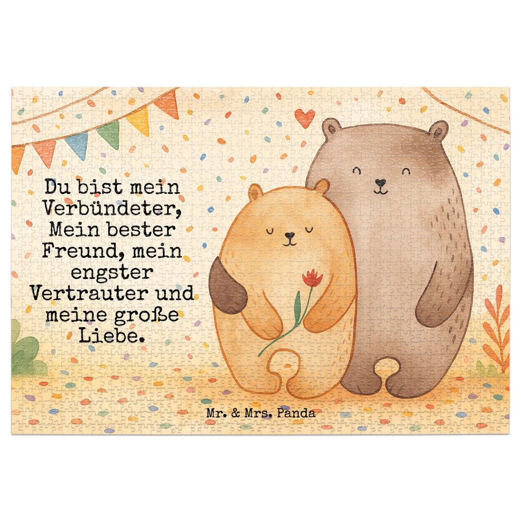 Puzzle Bären Liebe Design Puzzle, Liebe, Partner, Freund, Freundin, Ehemann, Ehefrau, Heiraten, Verlobung, Heiratsantrag, Liebesgeschenk, Jahrestag, Hocheitstag, Verlobt, Hochzeitstag, Liebesbeweis, Geschenk Freundin, Geschenk Hochzeit, Geschenk Freund, Bär, Bären, Bärchen, Verliebt, Verheiratet
