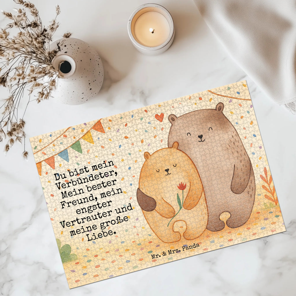Puzzle Bären Liebe Design Puzzle, Liebe, Partner, Freund, Freundin, Ehemann, Ehefrau, Heiraten, Verlobung, Heiratsantrag, Liebesgeschenk, Jahrestag, Hocheitstag, Verlobt, Hochzeitstag, Liebesbeweis, Geschenk Freundin, Geschenk Hochzeit, Geschenk Freund, Bär, Bären, Bärchen, Verliebt, Verheiratet